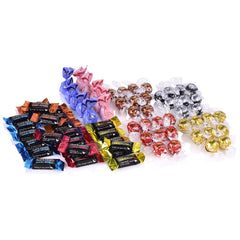 Surtido de chocolate (37 bolas LINDOR, 24 palitos Hello Mini, 10 Mini Fioretto), regalo de chocolate (1 x 815 g) y HELLO Mini Emoti, chocolate con leche en 5 diseños de emoticones, 164 g