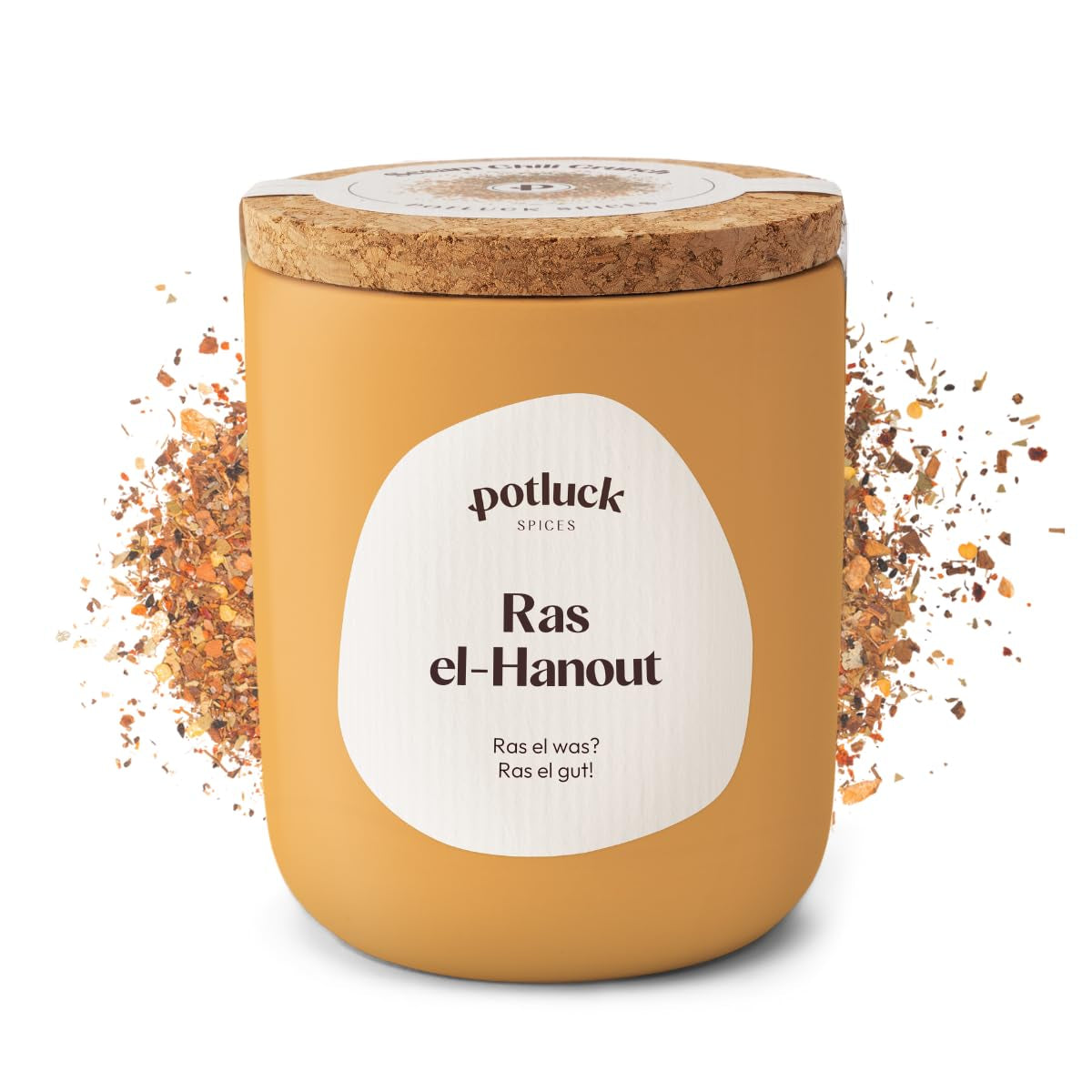 Comida compartida | Crujiente Umami | Würzmischung im Keramiktopf | 75 gramos | Vegano, sin gluten y con ingredientes naturales