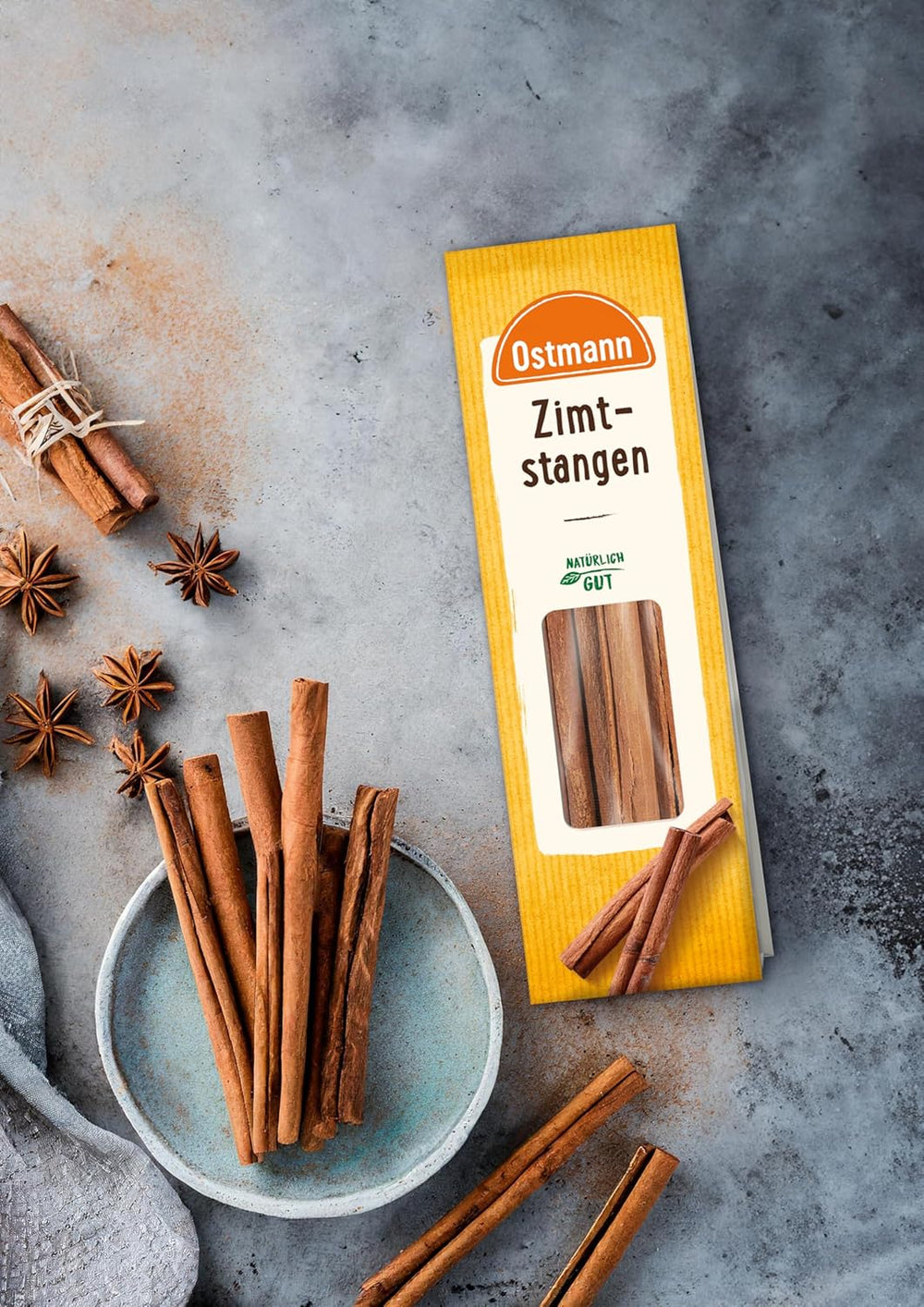 Ostmann Gewürze Zimtstangen, 4 piezas