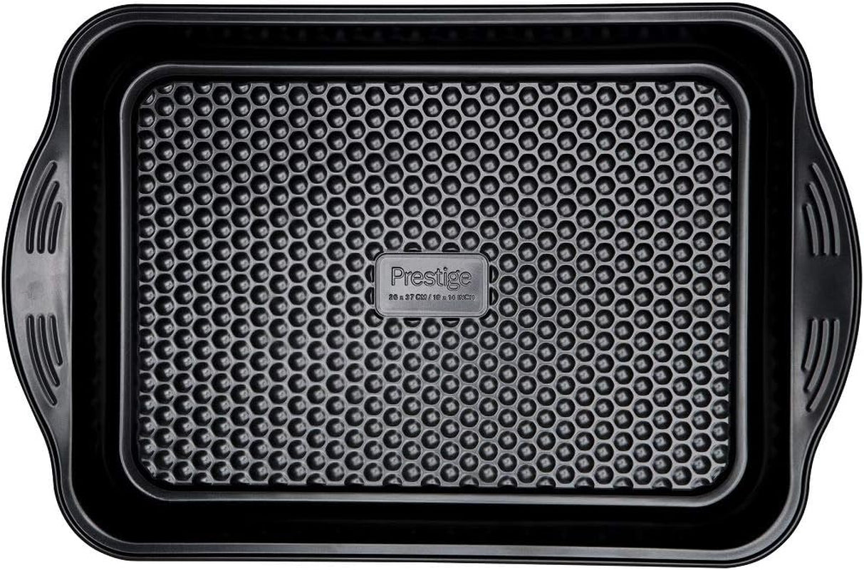 Prestige 48227 Aerolift Muffin Zinn, Carbon Steel, Schwarz Matrite si tavi pentru copt Naty Shop Groß Auflaufform