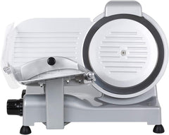 90018 Luxury 22 GS, cortadora eléctrica, aluminio, plata/negro Cortadoras y Rebanadoras Naty Shop