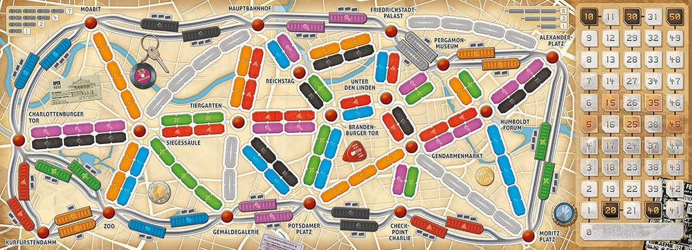 Days of Wonder, Ticket to Ride: Berlin, joc de familie, joc de societate, 2-4 jucători, vârste 8+, 10-15 minute, germană