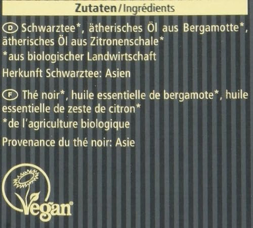 Ceai Earl Grey organic, 20 pliculețe, 35 g