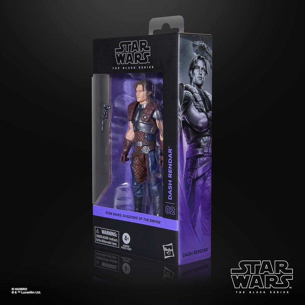 Star Wars Seria Neagră Dash Rendar, Star Wars: Umbrele Imperiului Personaj de colecție (15 cm) Action figures Naty Shop