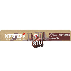 NESCAFÉ Farmers Origins Africas Ristretto 6 x 10 Kaffeekapseln - Kaffeekapseln für Nespresso-Maschinen