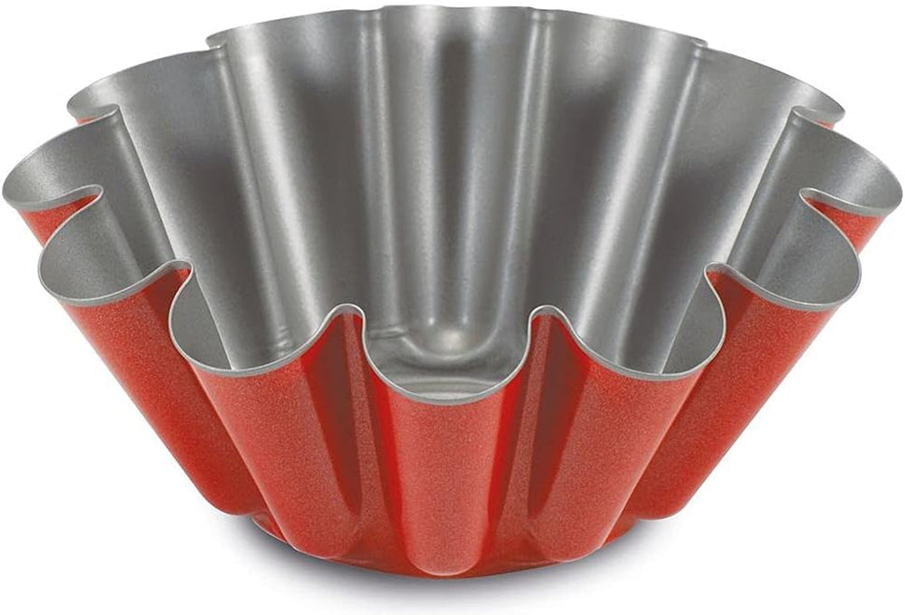 52022HGNA Rossana 2.0, molde para budín 22 cm, acero con revestimiento antiadherente, color rojo/gris, acero inoxidable Moldes y bandejas para hornear Naty Shop