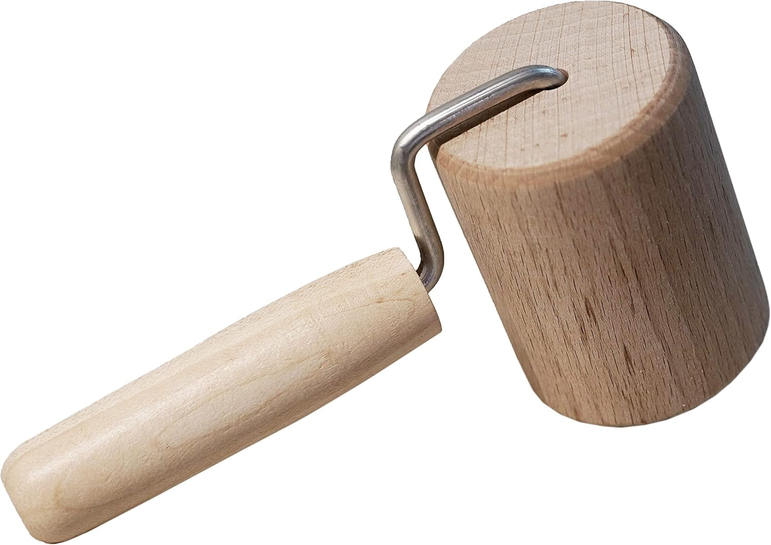 Chinchilla® Backblechroller/Teigroller zylindrisch aus Buchenholz | El ayudante del establo para la cocina | Fabricado en Alemania | Nachhaltige Qualität en Alemania | 18x5cm