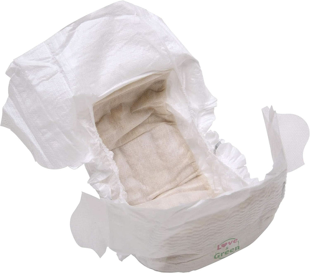 Love Green Nature, pañales ecológicos sin blanquear, sin cloro, varias tallas Madre e Hijo Naty Shop