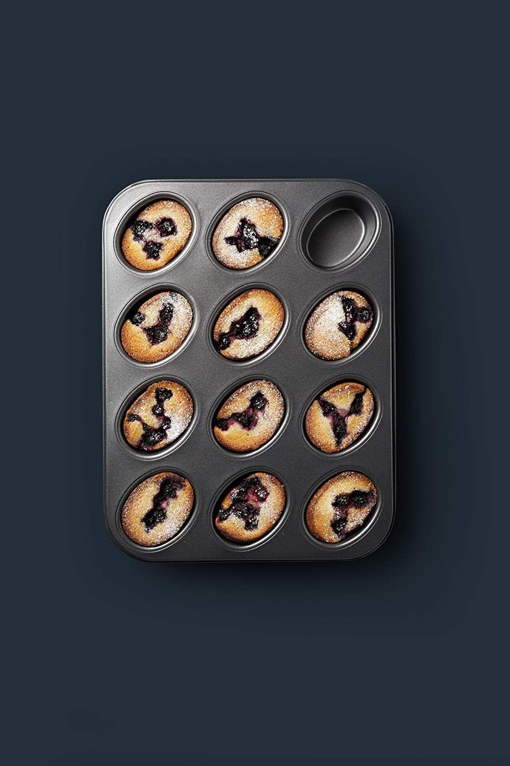 Sartén Friand Masterclass - 12 Huecos, Grau Moldes y bandejas para horno Naty Shop