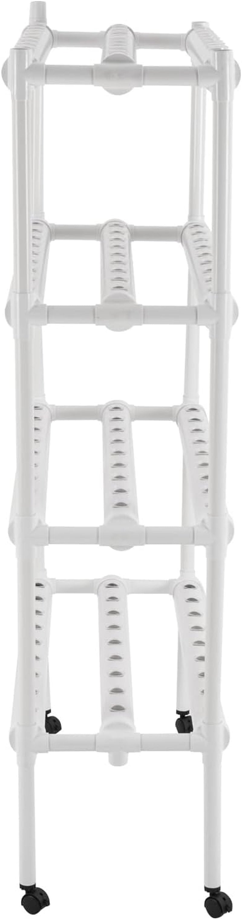 Kit de cultivo hidropónico con 108 lugares para plantar, 4 niveles con bomba de agua. Sistema hidropónico fabricado con tubos de PVC-U de calidad alimentaria para hortalizas de hogar, balcón, jardín y balcón.