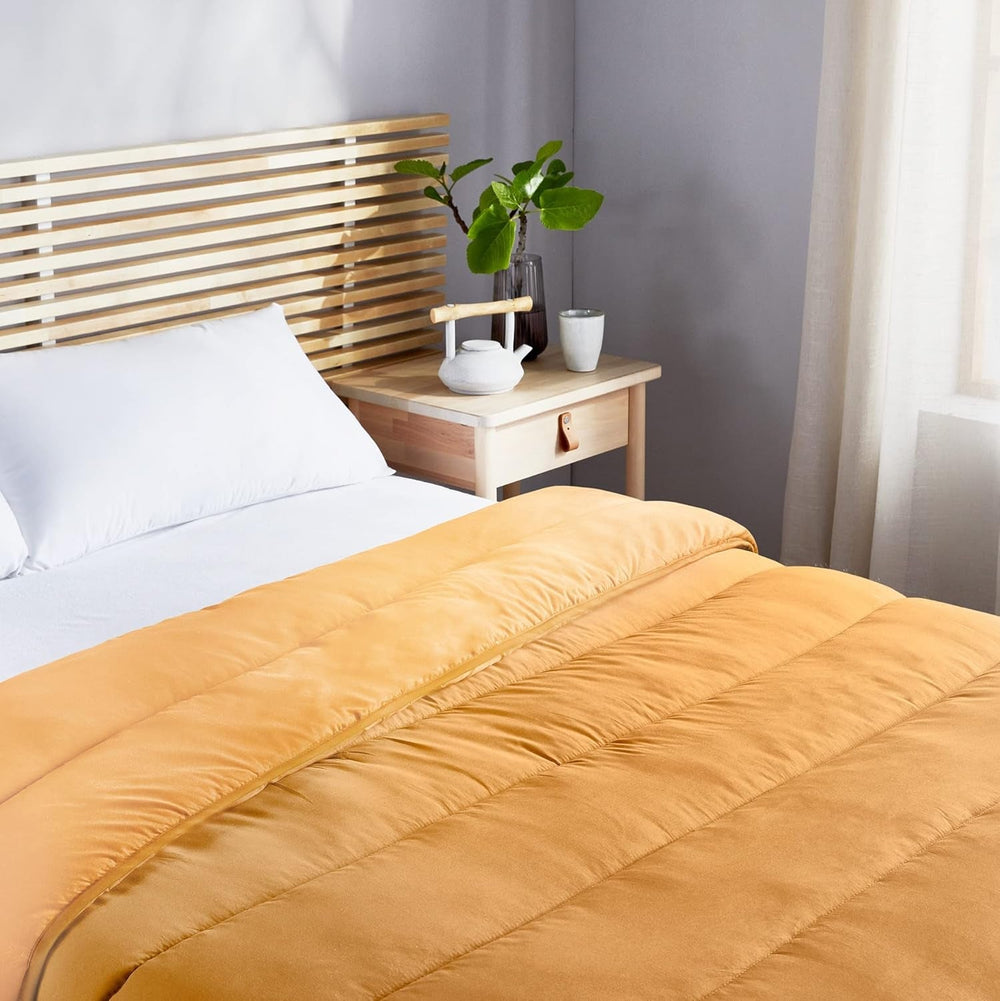 Pikolin Home - Edredón Nórdico Reversible 300 G - Relleno Nórdico Bicolor - Para Cama de 150 - Cómodo, Cálido, Transpirable, Azul, 240 X 220 cm Edredones y edredones Naty Shop