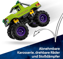 LEGO ǀ Marvel Camión Hulk Vs. Thanos - Kreatives Superhelden Spielzeug - Avengers Fahrzeug und Minifiguren - Monstertruck für Spielspaß - Geschenk für Jungen und Mädchen ab 7 Jahren - 76312