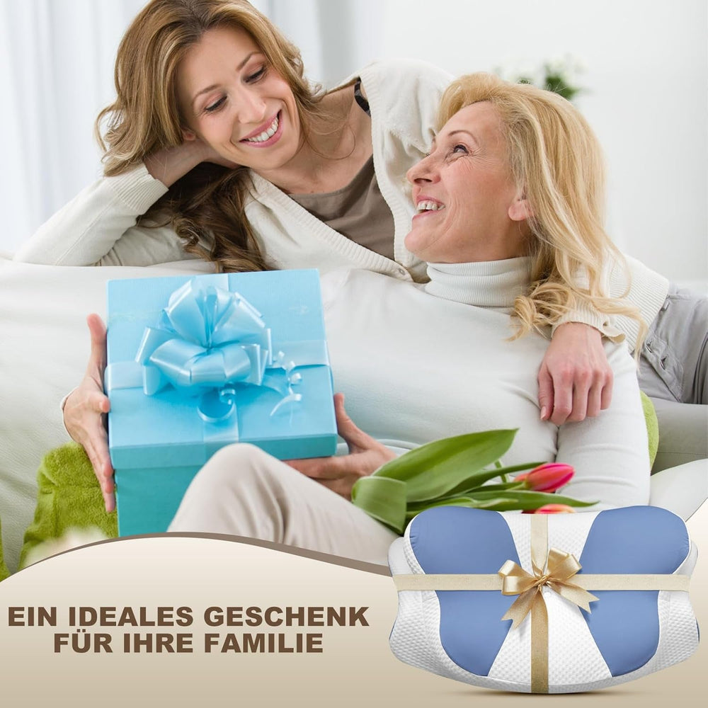 Pernă ergonomică pentru dormit lateral - Pernă pentru gât Pernă de sprijin pentru gât și dureri de umăr, pernă ortopedică de sprijin pentru gât din spumă de memorie pentru stomac, spate și dormit lateral cu suport pentru gât Perne ortopedice cervicale Naty Shop