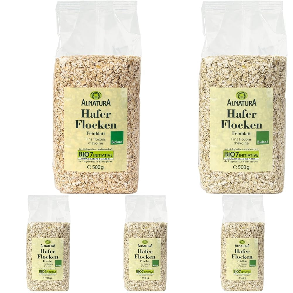 Avena ecológica, copos pequeños, 500 g (1 paquete)