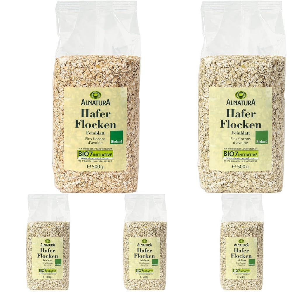 Avena ecológica, copos pequeños, 500 g (1 paquete)