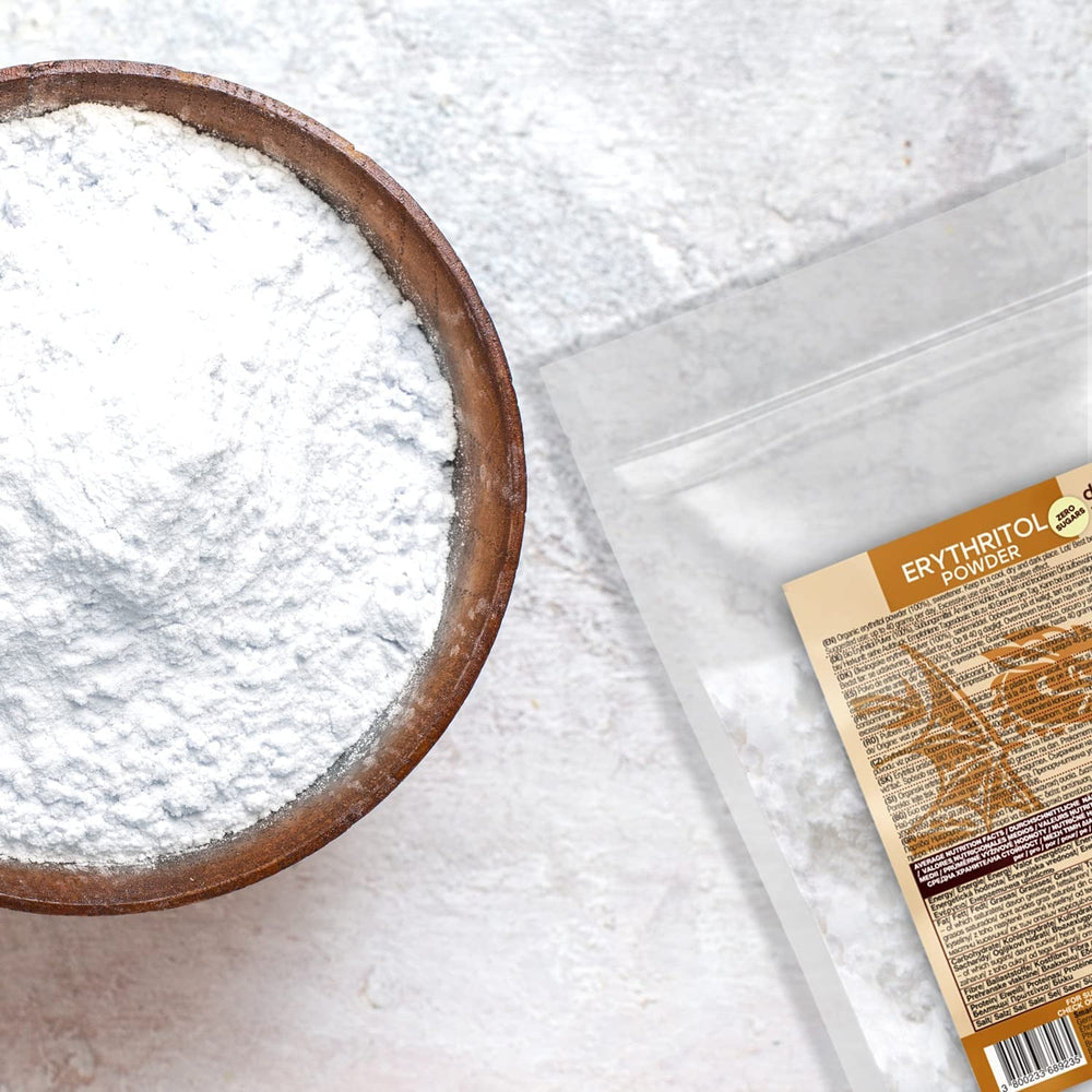 Bio Erythrit - Polvo, 100% Bio, Vegano, Calorien Nulo-1Kg Edulcorantes Naty Shop