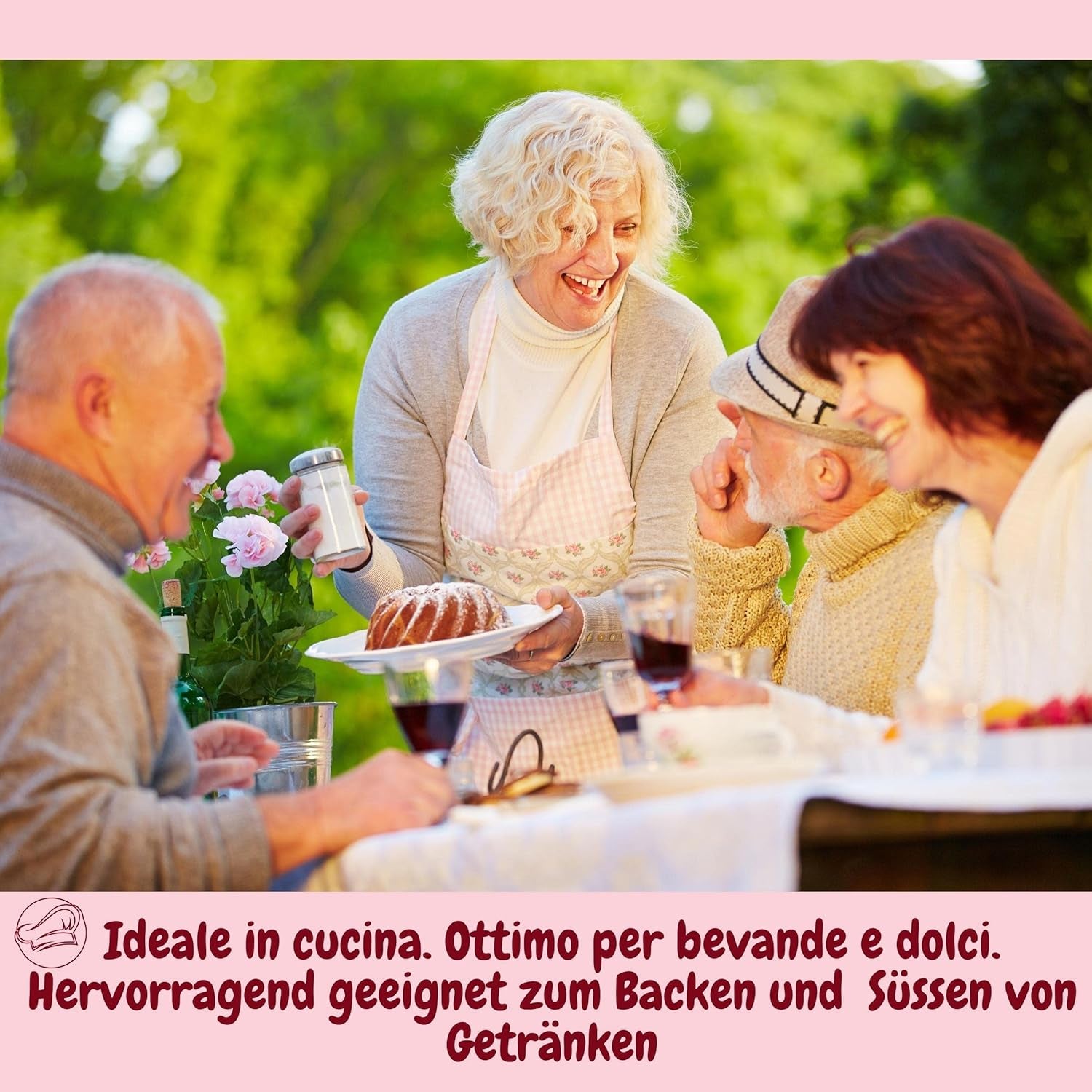 Stevia 1:1 (Erythrit - Stevia) - Natürlicher Zuckerersatzstoff, 1000 G Edulcorantes Naty Shop