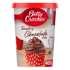 Betty Crocker, Tempting Chocolate, Glaseado de chocolate para tartas, 400 gramos Esmaltes y Decoración Naty Shop