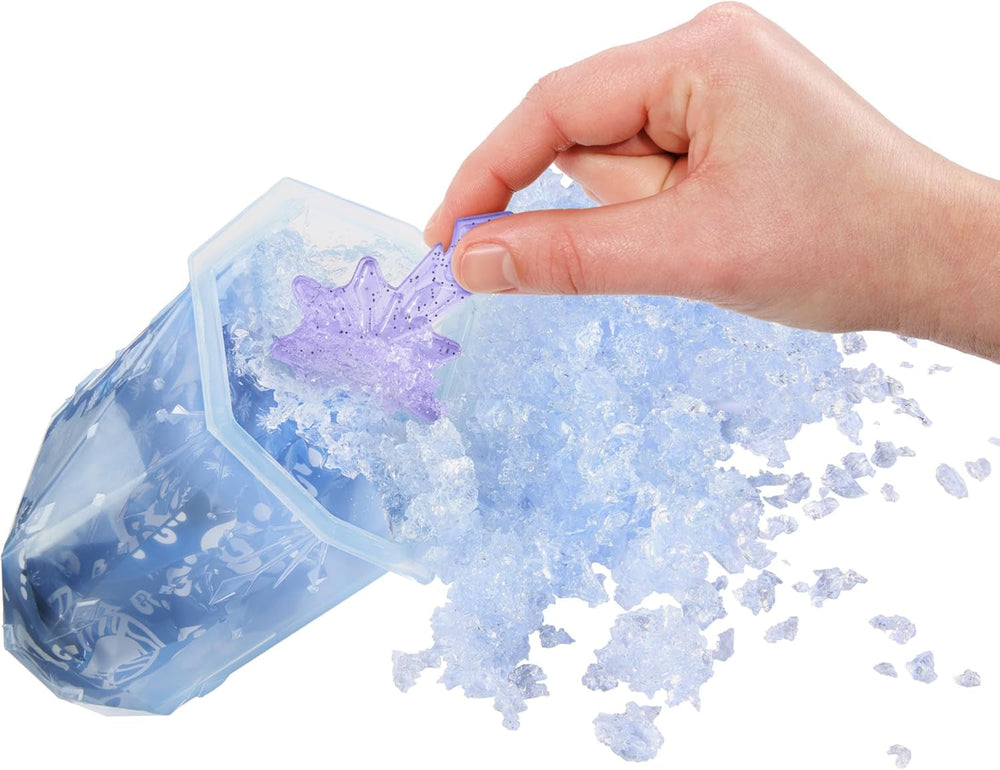 Mattel Disney Frozen Ice Reveal Muñeco Squishy Ice Gel y 6 Sorpresas, incluyendo figura de Friends y accesorios (los muñecos pueden variar) HRN77 Naty Shop Dolls