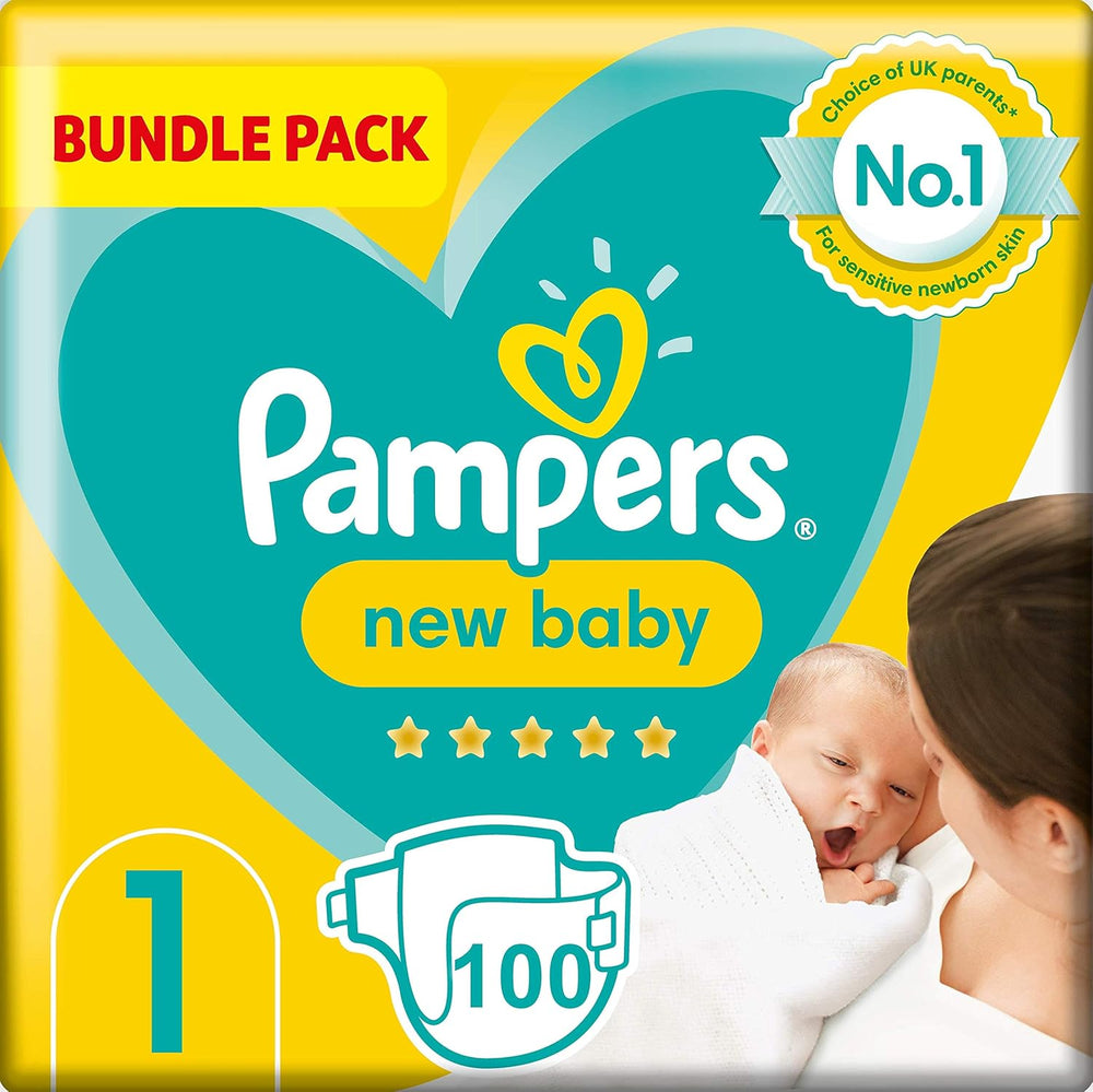Pampers Premium Protection New Baby pañales, talla 1 (recién nacido), 22 piezas