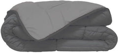 Poyet Motte Calgary Duvet Cover Poliester Steel/Silver, Poliester, Acier/Argent, 220X160X1 Cm Plapumi si pilote Naty Shop 260X240X1 cm