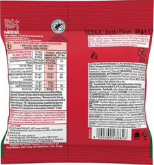 NESTLÉ Mini Eggs, pequeños huevos de chocolate con leche con relleno cremoso y trocitos crujientes, 1 paquete (1 x 89 g)