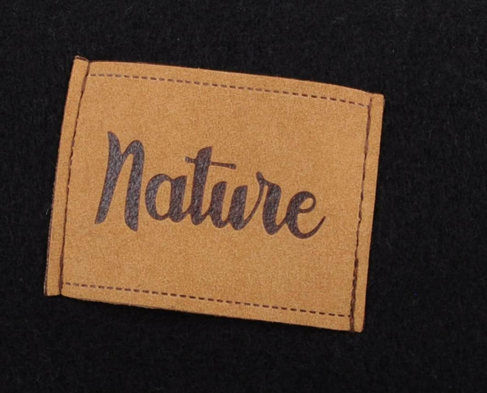 Stof Fleece Blanket Dawson - negru - dimensiune 130 X 150 cm - pătură mare moale și caldă pentru canapea sau dormitor - cuvertură de pat - ideală pentru casă și picnic Plapumi si pilote Naty Shop