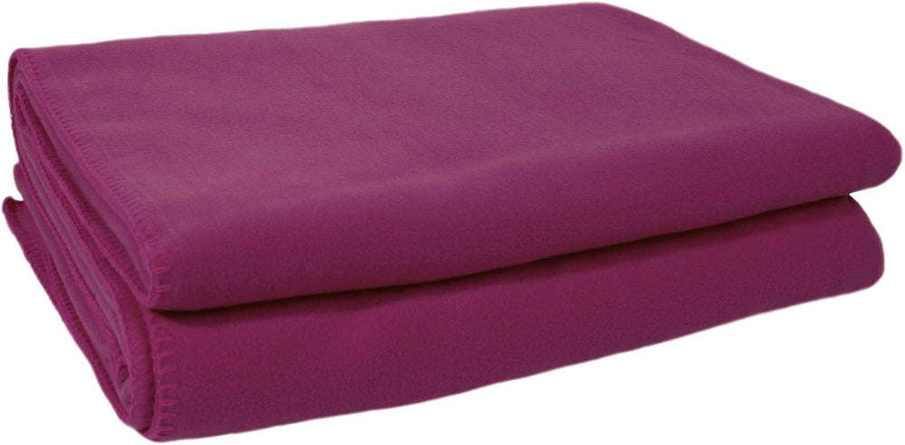 Zoeppritz Decke in Der Farbe: Rot, Aus 65% Poliéster, 35% Viscosa Hergestellt, Tamaño: 160X200 Cm, 103291-235-160X200