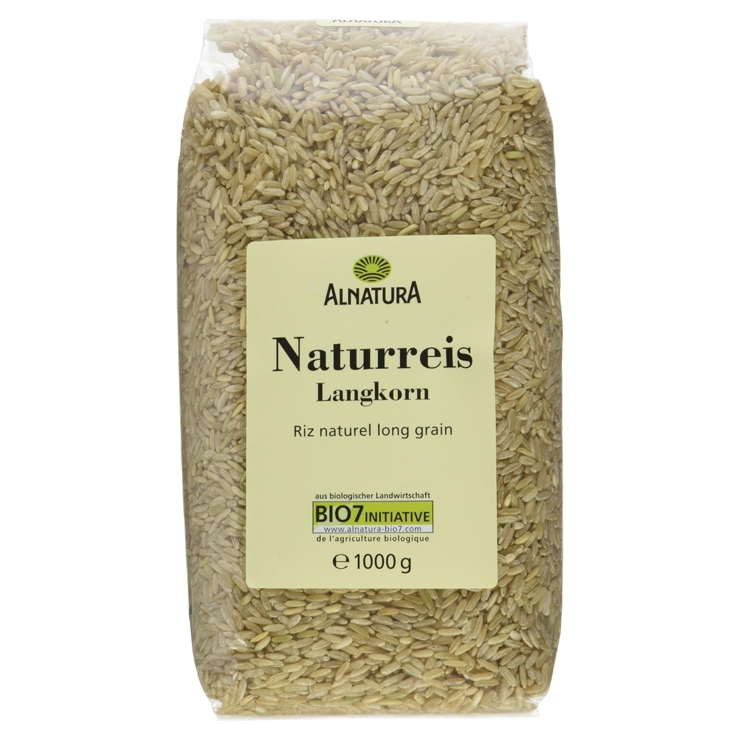 Arroz Integral de Grano Largo Ecológico Pack de 6 (6 x 1kg)