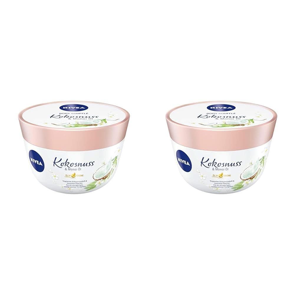 NIVEA Body Soufflé Aceite de Coco y Monoi, 200 ml Cosmética y Belleza Naty Shop