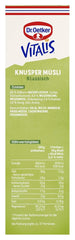 Dr. Oetker Vitalis Classic Crispy Muesli: paquete grande de muesli crujiente para el desayuno con pasas, 1 paquete, 1,5 kg