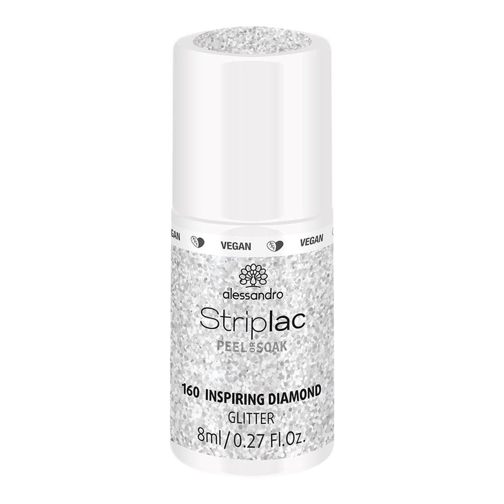 Esmalte de uñas UV Alessandro Striplac White Honeymoon - Delicado y duradero - Fácil eliminación gracias a la tecnología de eliminación - Vegano y libre de crueldad animal - 8 ml