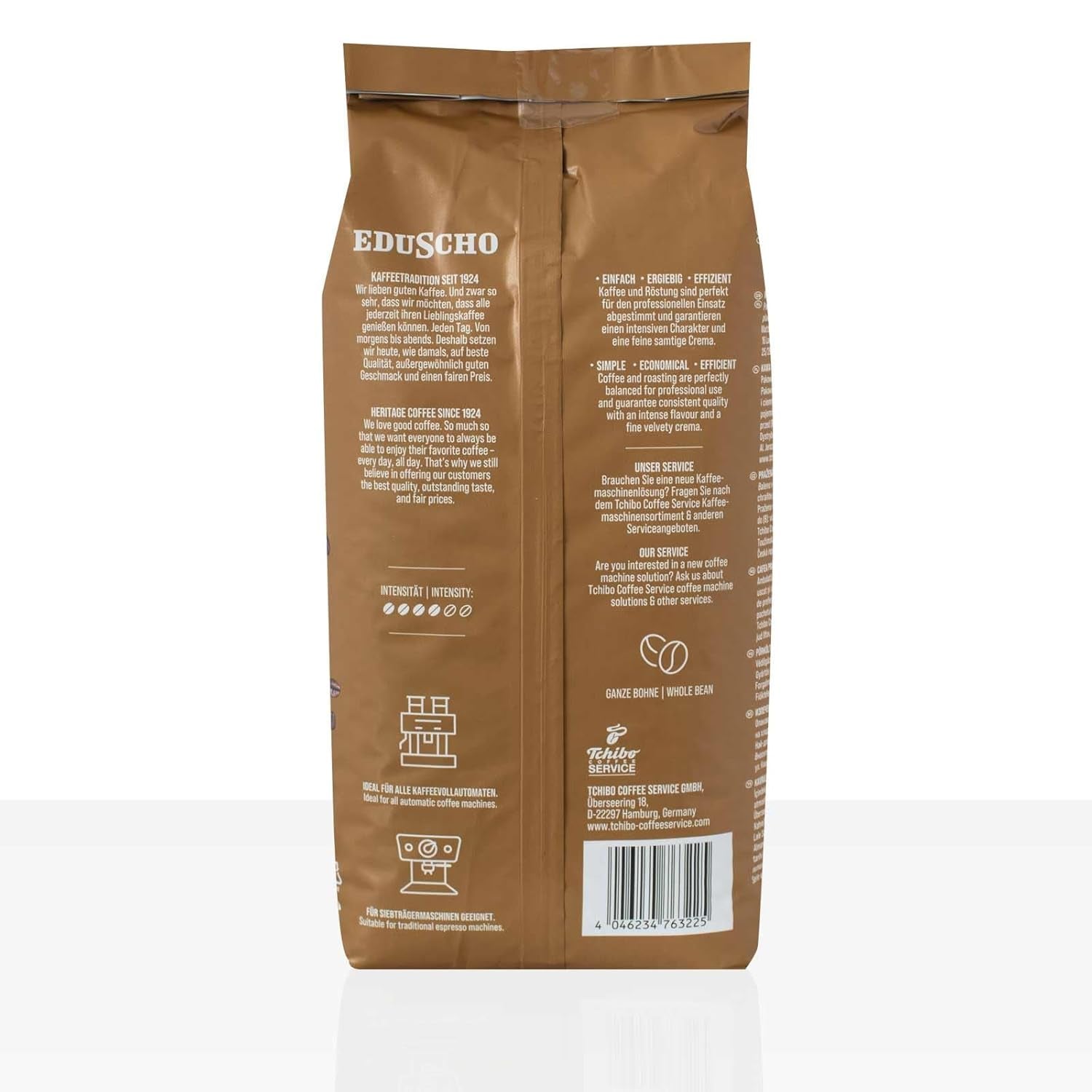 Eduscho Professional Caffe Crema 6 boabe de cafea x 1 kg
