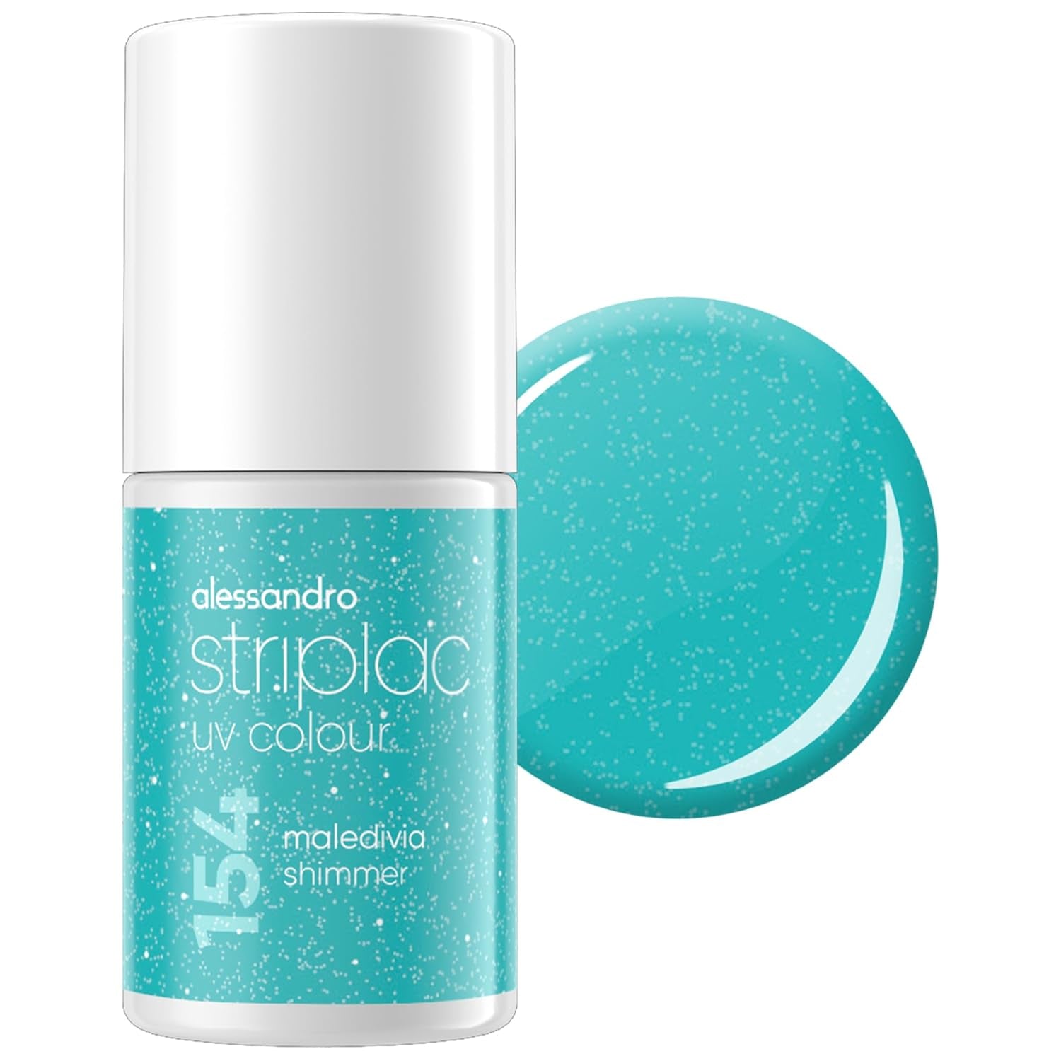 Esmalte de uñas UV alessandro Striplac Lavender Lemonade – Delicado y duradero – Fácil eliminación gracias a la tecnología de eliminación – Vegano y libre de crueldad animal – 8 ml