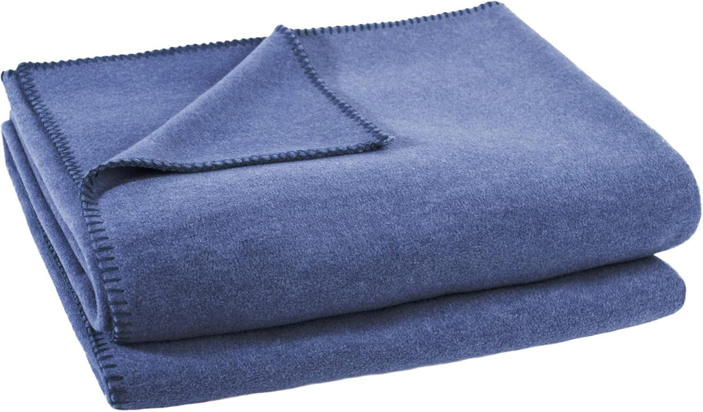 Zoeppritz Decke in Der Farbe: Rot, Aus 65% Poliéster, 35% Viscosa Hergestellt, Tamaño: 160X200 Cm, 103291-235-160X200