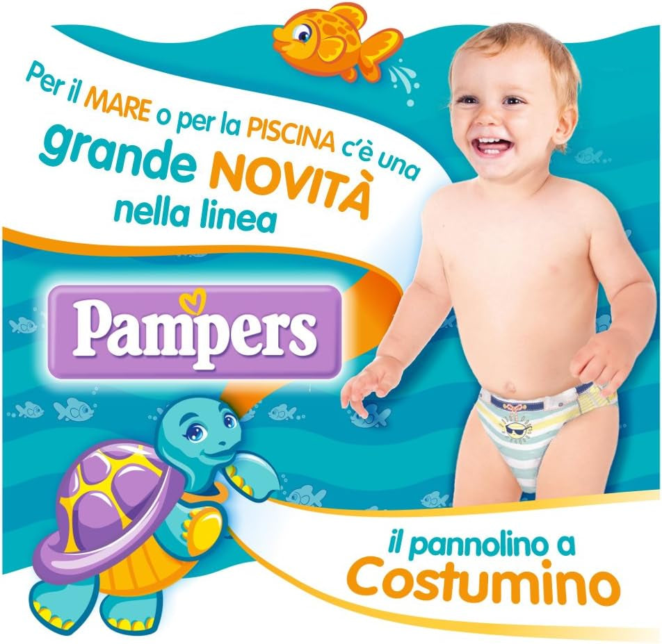 Pampers Il Costumi, 12 piezas, talla 3 (6-11 kg)