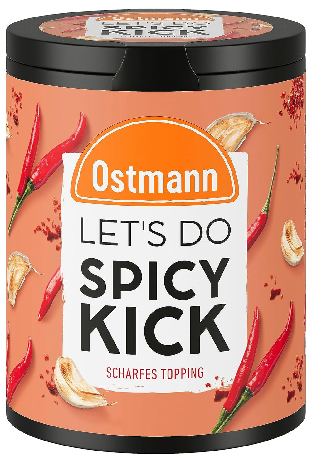 Ostmann Gewürze - Hagamos aguacate | Salsa para aguacate, guacamole o tazones | Cobertura crujiente con galletas, queso crema y sésamo negro | 70 g en barra de reciclaje Metalldose