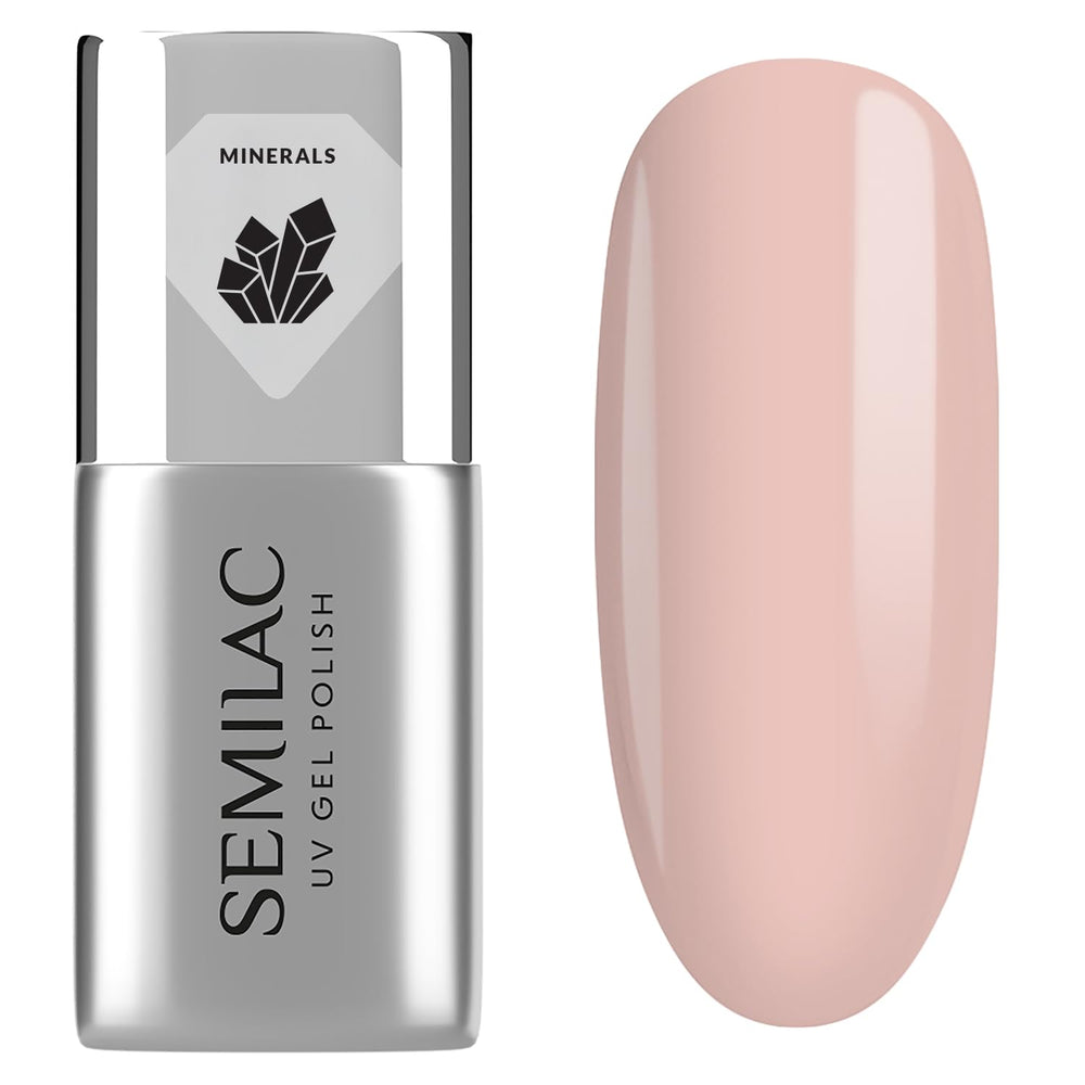 Semilac Pure & Clean base de esmalte de uñas UV 7ml – Base híbrida autonivelante para uñas sensibles