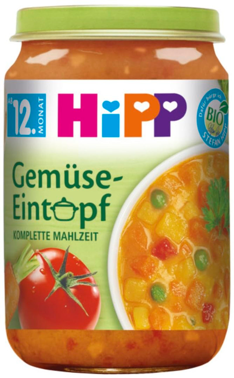 Hipp Guisos ecológicos a partir de 12 meses menestra de verduras, 250G, pack de 6 (6X250G) Madre e Hijo Naty Shop Default Title