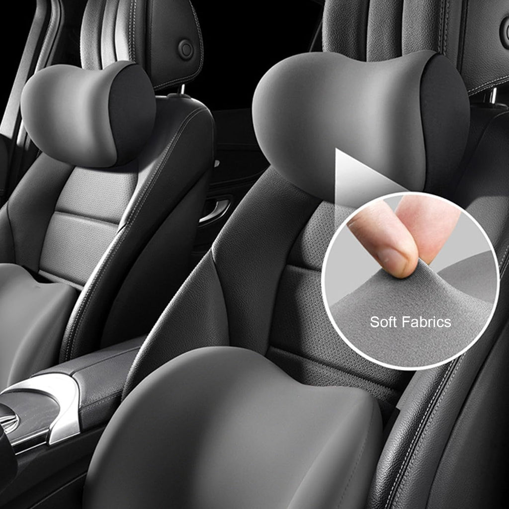 Pernă pentru gât auto, pernă pentru tetieră auto moale, pernă pentru gât auto, pernă pentru tetieră auto pernă pentru gât pernă accesoriu pernă de memorie bumbac accesoriu auto, pernă pentru tetieră pernă pentru tetieră (negru) Perne ortopedice cervicale Naty Shop