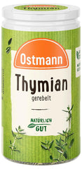 Ostmann Thyme gerebelt 15 g Thyme-Gewürz für viele Fleisch-, Fisch-, Pilz-, und Gemüsegerichte der Mediterranen Küche, Cantidad: 1 unidad