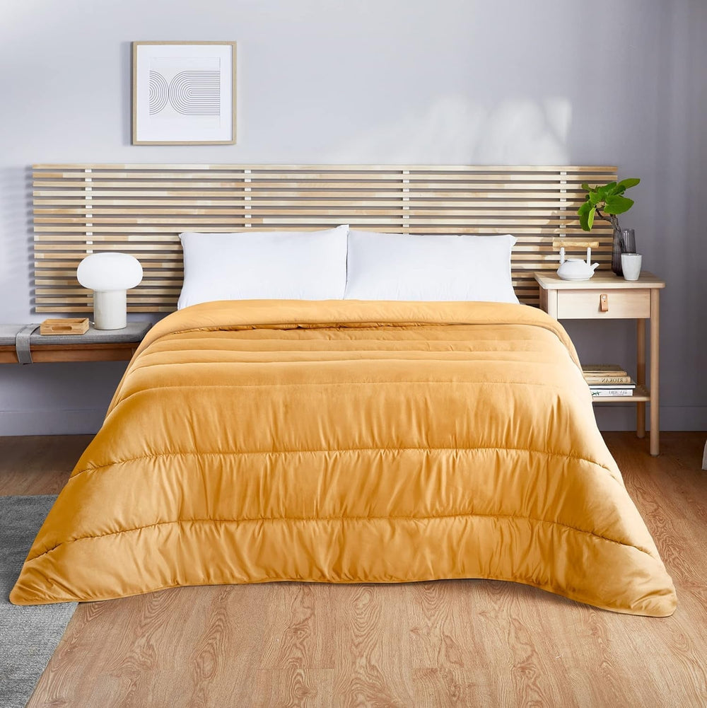 Pikolin Home - Edredón Nórdico Reversible 300 G - Relleno Nórdico Bicolor - Para Cama de 150 - Cómodo, Cálido, Transpirable, Azul, 240 X 220 cm Edredones y edredones Naty Shop