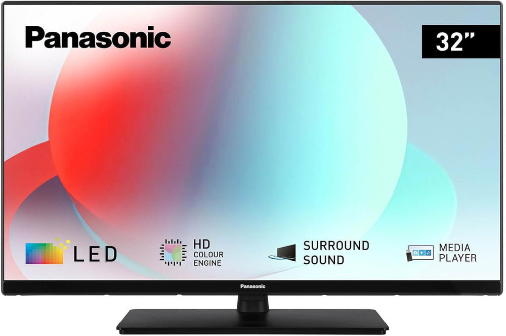 Panasonic TS-32N30AEZ, televizor LED HD seria N30 de 32 de inci, 2024, player media USB, contrast ridicat, tuner triplu HD, HDMI, opțiune de montare pe perete, ramă subțire, pentru o experiență vizuală excepțională