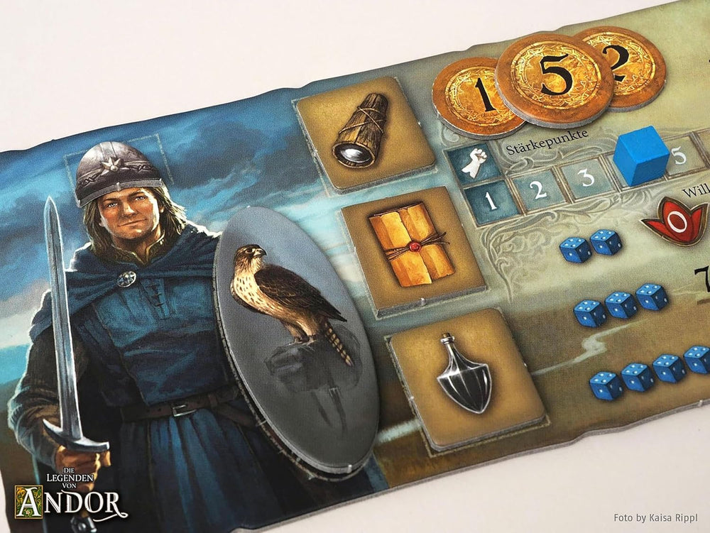 KOSMOS 691745 Legendele din Andor - Jocul de bază, Clasicul fanteziei, Kennerspiel des Jahres 2013, joc de societate fantasy cooperativ pentru vârste de 10 ani și peste