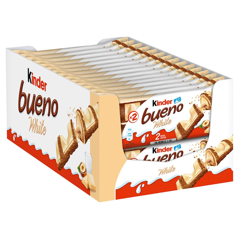Kinder Bueno Mini - Barritas de chocolate con oblea crujiente, crema de leche y avellanas y chocolate fino con leche - Delicias de carnaval - 1 bolsa de mini barritas envueltas individualmente (1 x 108 g)