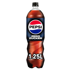Pepsi Zero Sugar, Refresco sin azúcar cola con cafeína, set 6 x 1,25 litros Bebidas sin alcohol Naty Shop