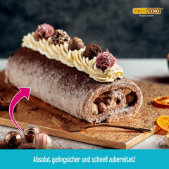 DECOCINO Biscuit Backmischung (250 G) – Einfache Zubereitung – Gelingsicher – Zum Backen Von Luftigen Biskuitböden, Creme-Torten, Biskuitrollen Uvm. Tienda Naty