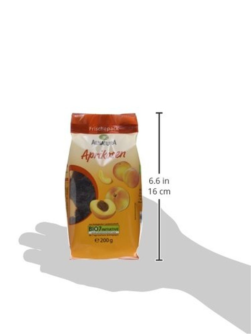 Caise organice uscate, fără sâmbure, 200g Produse deshidratate Naty Shop