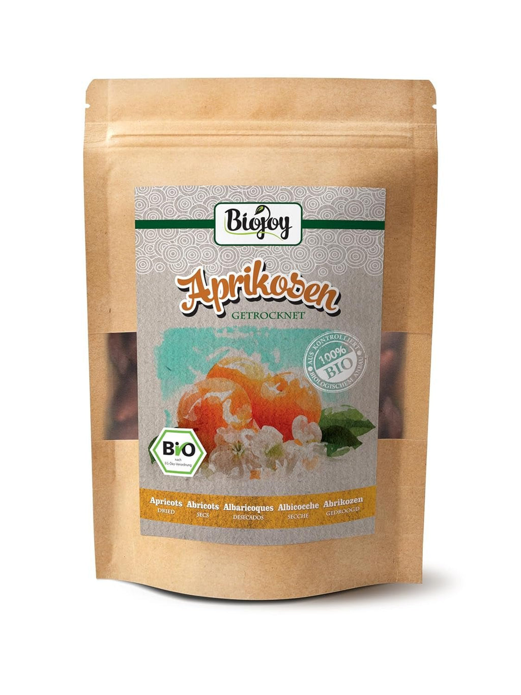 Caise uscate bio Biojoy (500 g), nesulfurate Produse deshidratate Magazinul meu 500 G