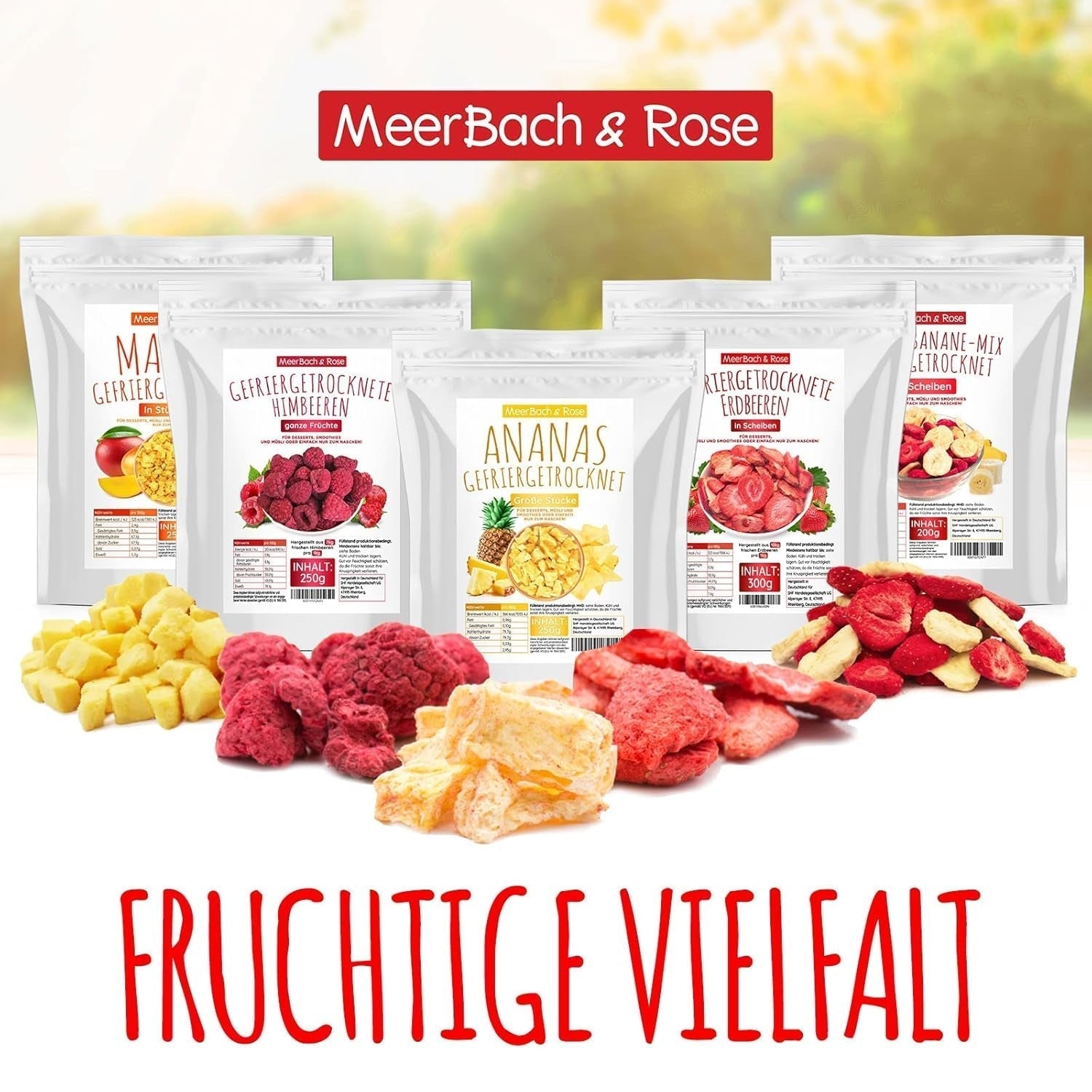 Căpșuni liofilizate, 100g fructe liofilizate în felii, neîndulcite, chipsuri cu căpșuni fructate, căpșuni uscate Produse deshidratate Naty Shop